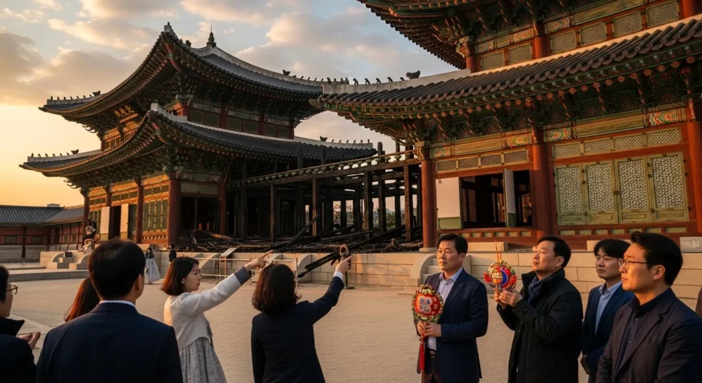 경복궁 화재의 풍수비보